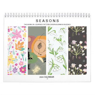 2024 Seasons Calendar Surface Pattern Design (Aus)