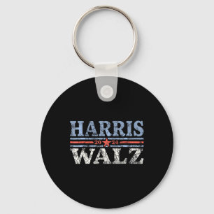 2024 Shirt Kamalaharris Timwaltz 2024 1  Key Ring