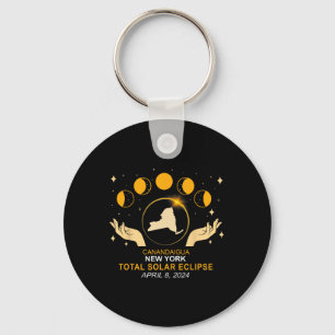 2024 Solar Eclipse 2024 040824 Eclipse  Key Ring