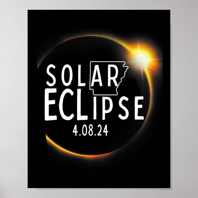2024 Solar Eclipse Accessories 4.08.24 Totality  Poster (Front)