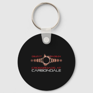 2024 Solar Eclipse Carbondale Illinois  Key Ring