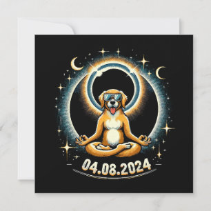 2024 Solar Eclipse Dog