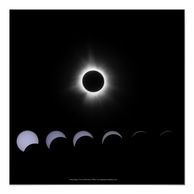 2024 Solar Eclipse Poster (Front)