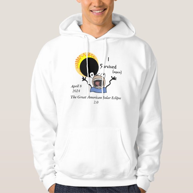 2024 Solar Eclipse Survival Edition Hoodie (Front)