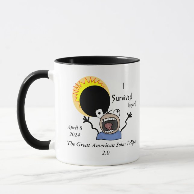 2024 Solar Eclipse Survival Edition Mug (Left)