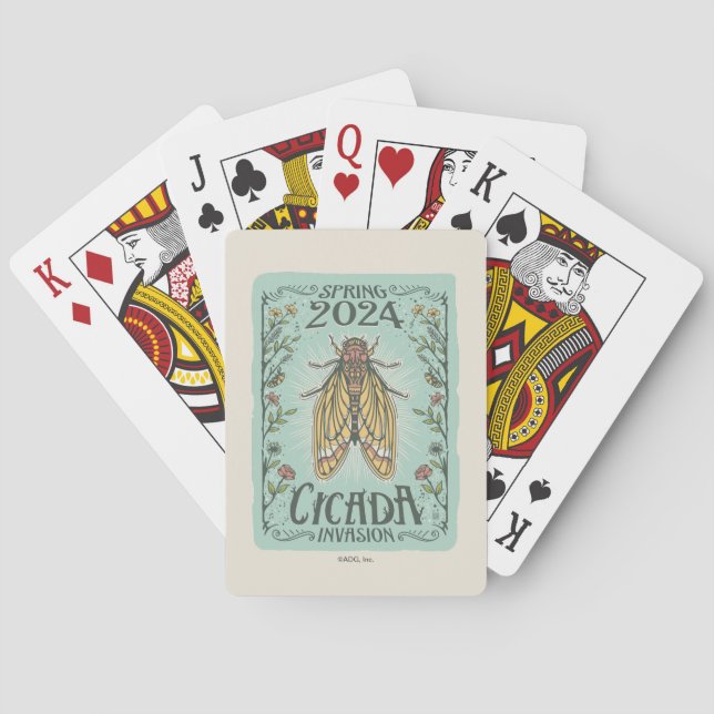 2024 Spring Cicada Invasion Playing Cards (Back)