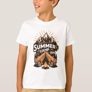 2024 Summer Camp Summer Camping Vacation Matching  T-Shirt