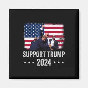 2024 - Support Trump - Pray For America  Magnet