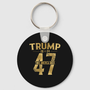 2024 Take America Back Election 47th President 202 Key Ring