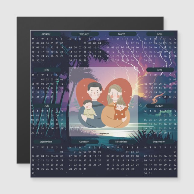 2024 Thunder & Lightning Calendar (Front/Back)