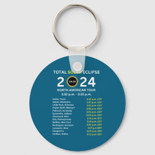 2024 Total Solar Eclipse April 8 Path Of The Eclip Key Ring