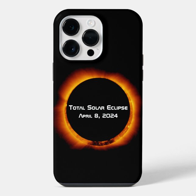 2024 Total Solar Eclipse iPhone Case (Back)