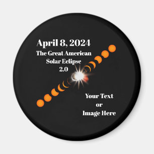 2024 Total Solar Eclipse Magnet