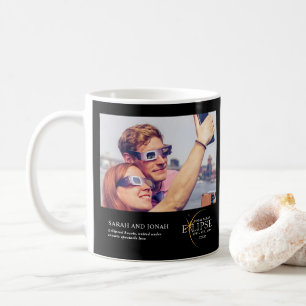 2024 Total Solar Eclipse Photo Couples Gifts Coffee Mug