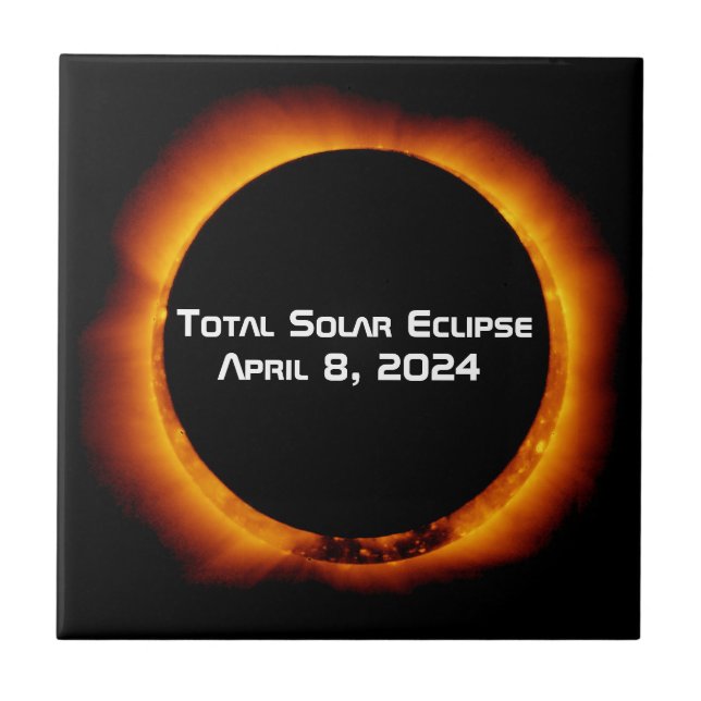 2024 Total Solar Eclipse Tile (Front)