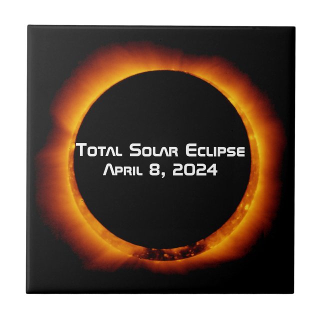 2024 Total Solar Eclipse Tile (Front)