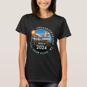 2024 Total Solar Eclipse Totality Fredericksburg T T-Shirt