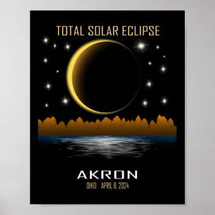 2024 Total Solar Eclipse Totality  Poster