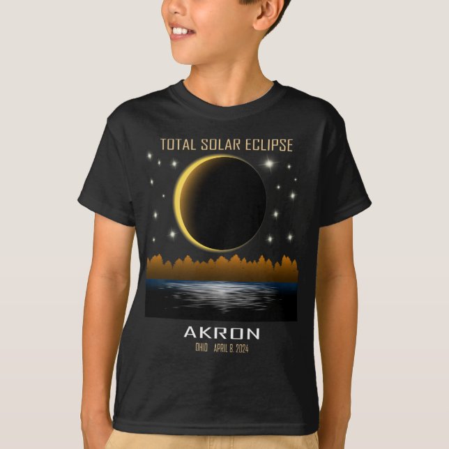 2024 Total Solar Eclipse Totality  T-Shirt (Front)