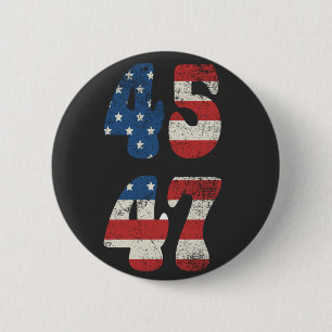 2024 Trump Take America Again Patriotic American 6 Cm Round Badge