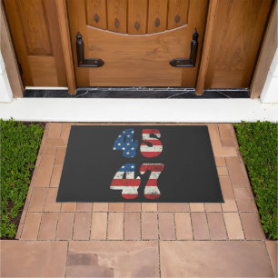 2024 Trump Take America Again Patriotic American  Doormat
