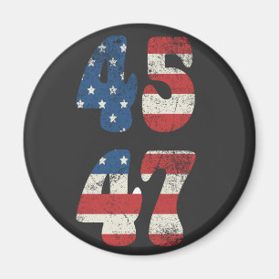 2024 Trump Take America Again Patriotic American  Magnet
