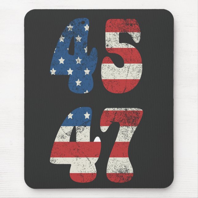 2024 Trump Take America Again Patriotic American  Mouse Pad (Front)