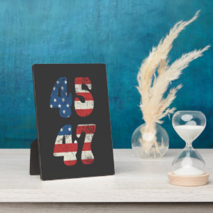 2024 Trump Take America Again Patriotic American Plaque
