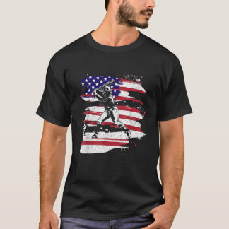 2024 Usa Cricket Jersey America Flag Lover Cricket T-Shirt