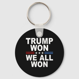 2024 Usa Flag Trump Won  Key Ring
