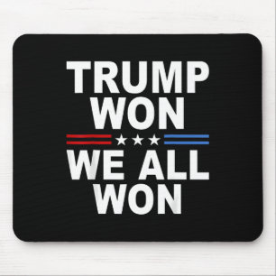 2024 Usa Flag Trump Won Mouse Pad