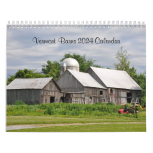 2024 Vermont Barns - Calendar