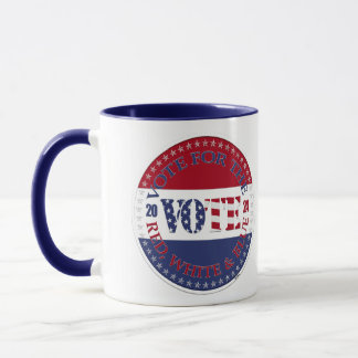 2024 Vote For The Red, White Blue USA Flag VOTE Mug