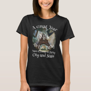 2024 Wedding Party Anniversary Holiday Cocktail T-Shirt