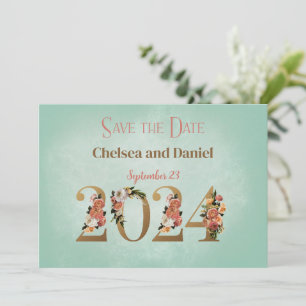 2024 Wedding Personalised Save the Date  Invitation