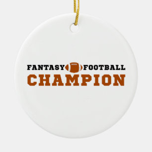 2024 Winner Fantasy Football Champion Ceramic Tree Decoration