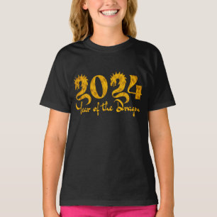 2024 YEAR OF THE DRAGON GOLD T-Shirt