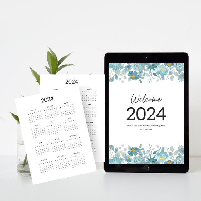 2024 yearly calendars holiday card (Creator Uploaded)