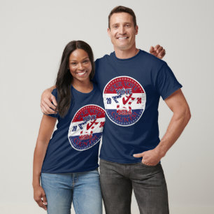 2024 Your Vote Counts VOTE 2024 Star Check Mark T-Shirt
