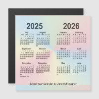 2025-2026 Rainbow School Year Calendar by Janz