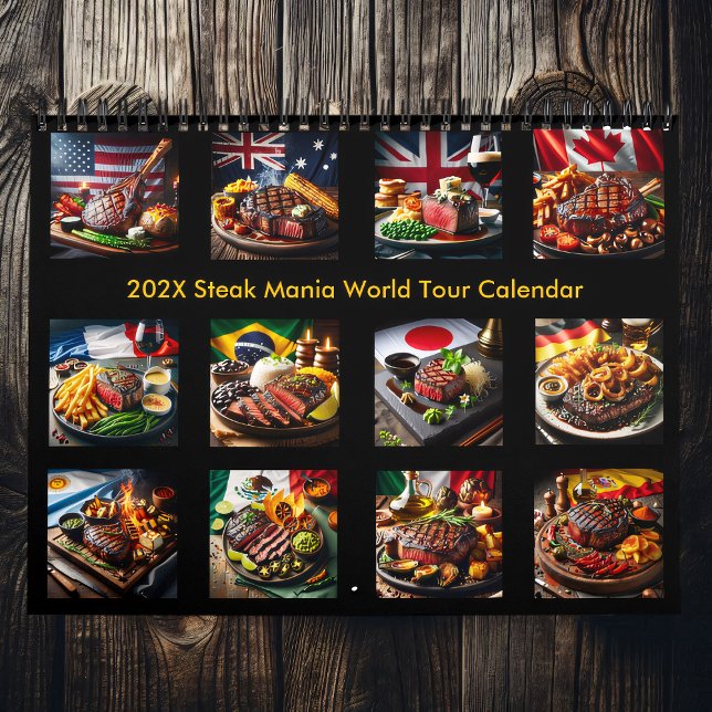 2025/2026 Steak Mania World Tour  Calendar (Creator Uploaded)