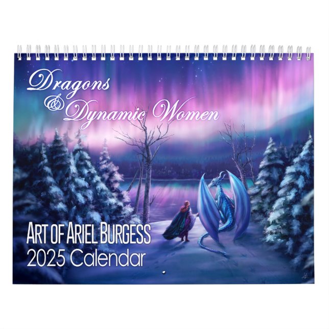 2025 Art of Ariel Burgess Calendar (Cover)
