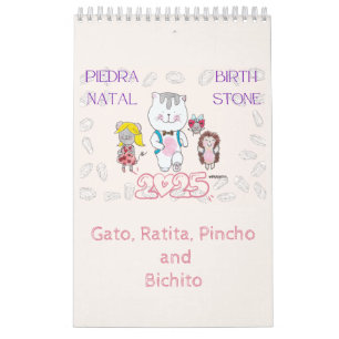 2025 BirthStone Calendar