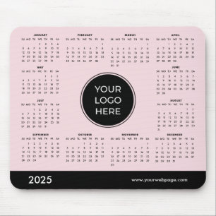 2025 Business Calendar Mouse Pad