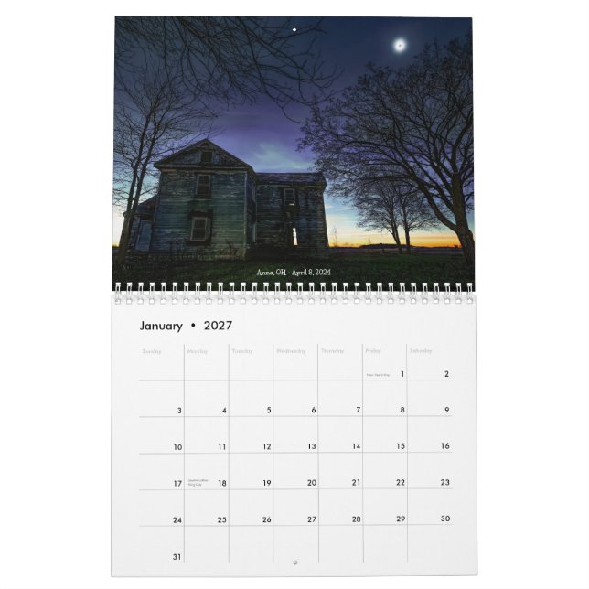 2025 Calendar (Jan 2027)