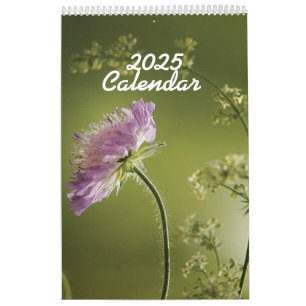 2025 Calendar Flowers filed