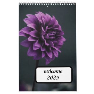 2025 Calendar gardens  Flowers 1