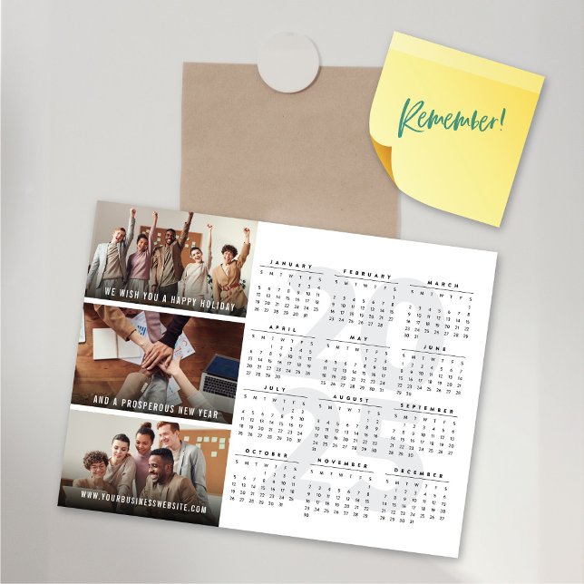 2025 Calendar Holiday New Year Magnetic Photo Card (2025 Calendar Holiday New Year Magnetic Photo Card @ fat_fa_tin)