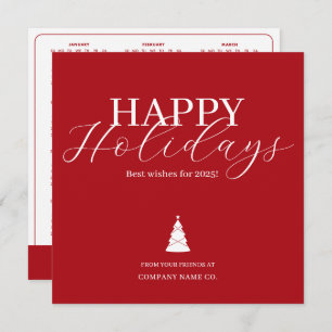 2025 Calendar Logo Business Card