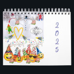 2025 Calendar Merry Christmas Happy Birthday<br><div class="desc">2025</div>